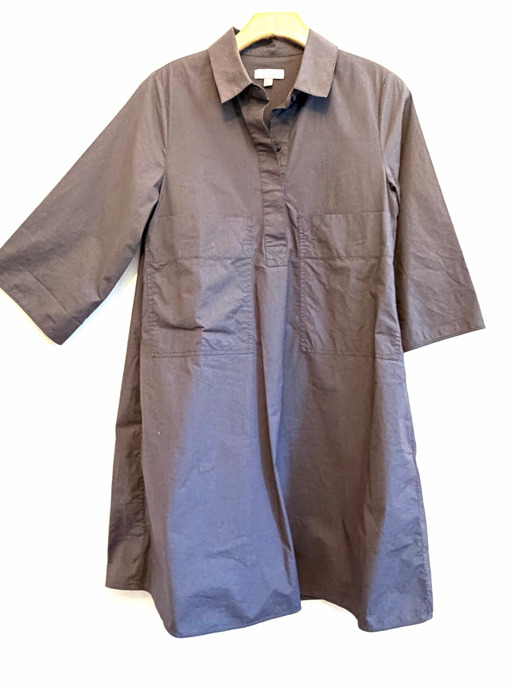 COS Casual A-Line Inspired Pocket Crisp Cotton Dress Size 4
